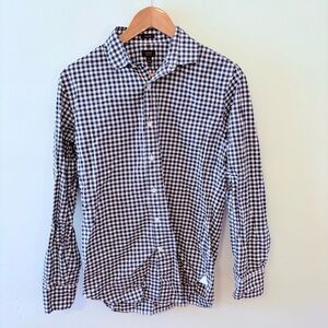 J. Crew Ludlow 120’s 2-Ply Gingham Button Up Shirt